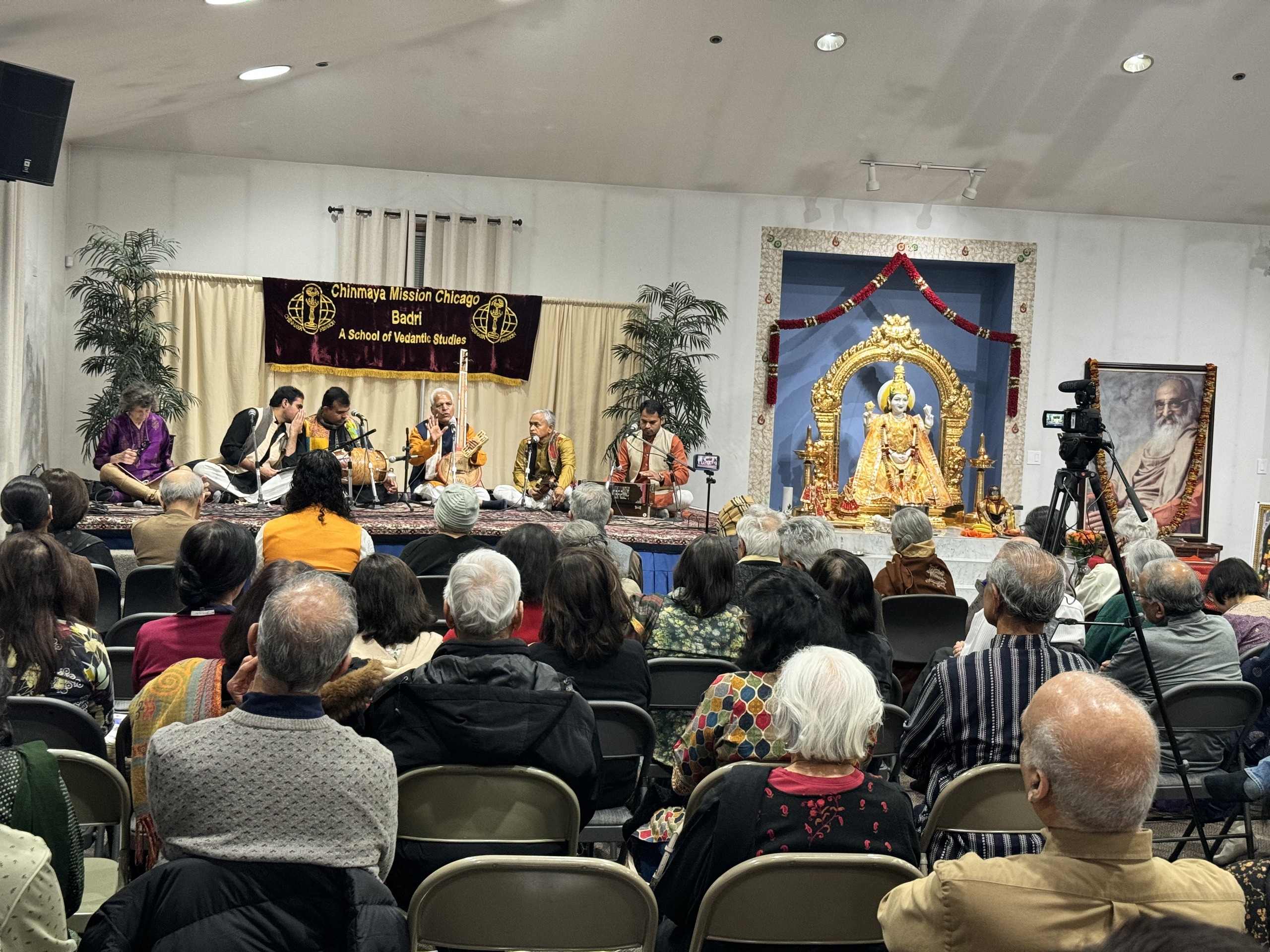 An ensemble carrying Kabir poetry in performance
