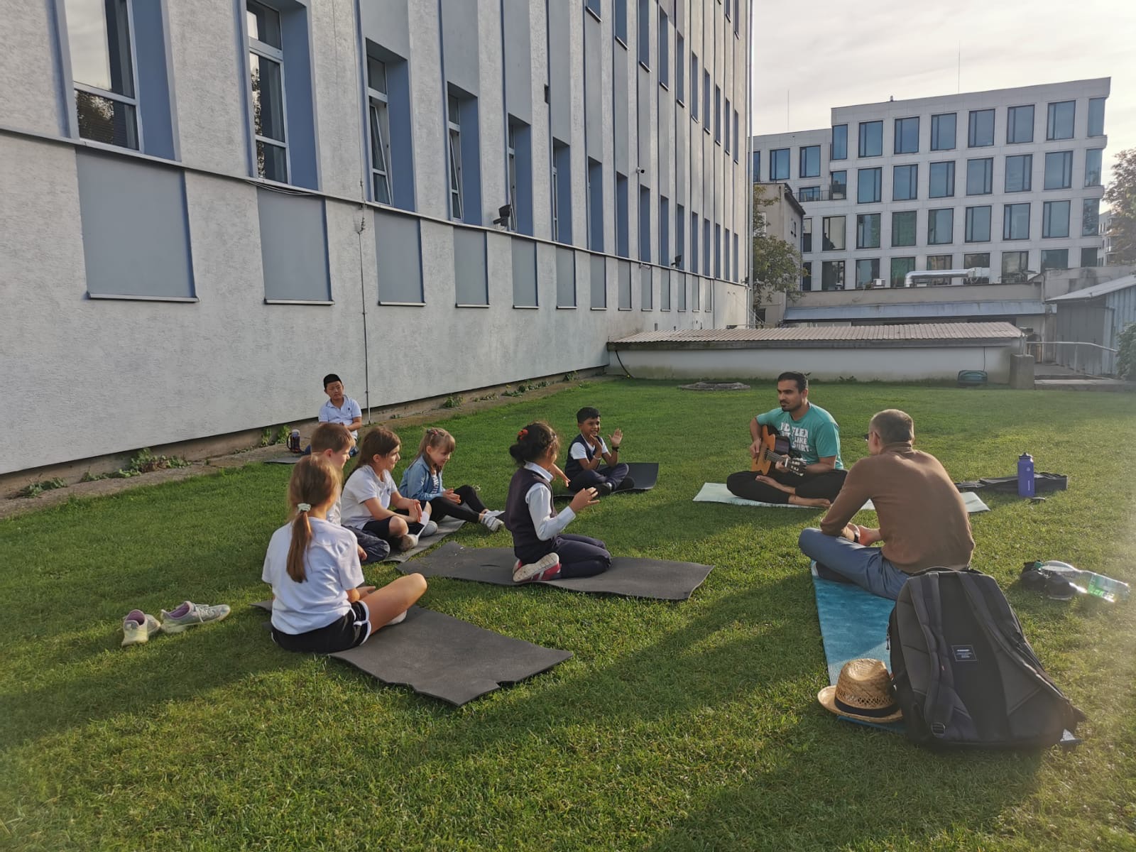 A participatory learning session with children in Kraków